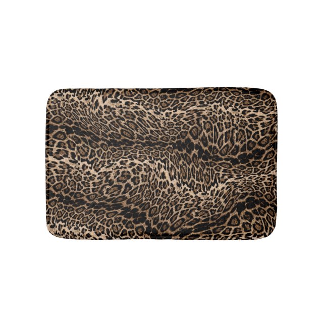 Trendy Animal All-Over Print bath mat Badematte (Vorderseite)
