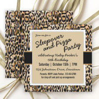 Trendy Animal Print Tween/Teen Geburtstagsparty