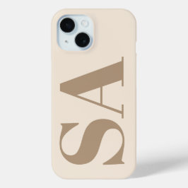 trendy Antique White with Monogram Case-Mate iPhone Hülle