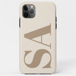 trendy Antique White with Monogram Case-Mate iPhone Hülle