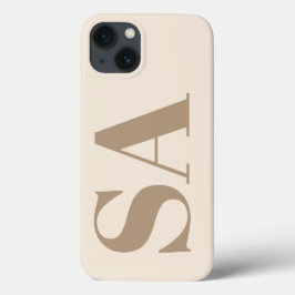 trendy Antique White with Monogram Case-Mate iPhone Hülle