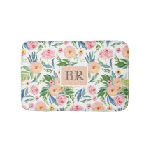 Trendy Aquarellfarben pastellrosa und pfirsichfarb