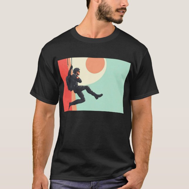 Trendy Army Parachuter T - Shirt (Vorderseite)