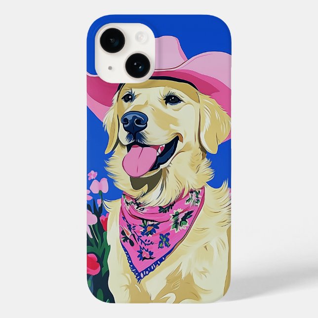 Trendy Ästhetische Niedlich Preppy Dog Case-Mate iPhone Hülle (Rückseite)