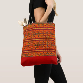 Trendy Aztec mexikanisches Orangentribal