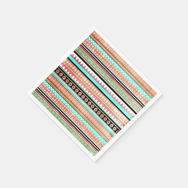 Trendy aztec serviette (Ecke)