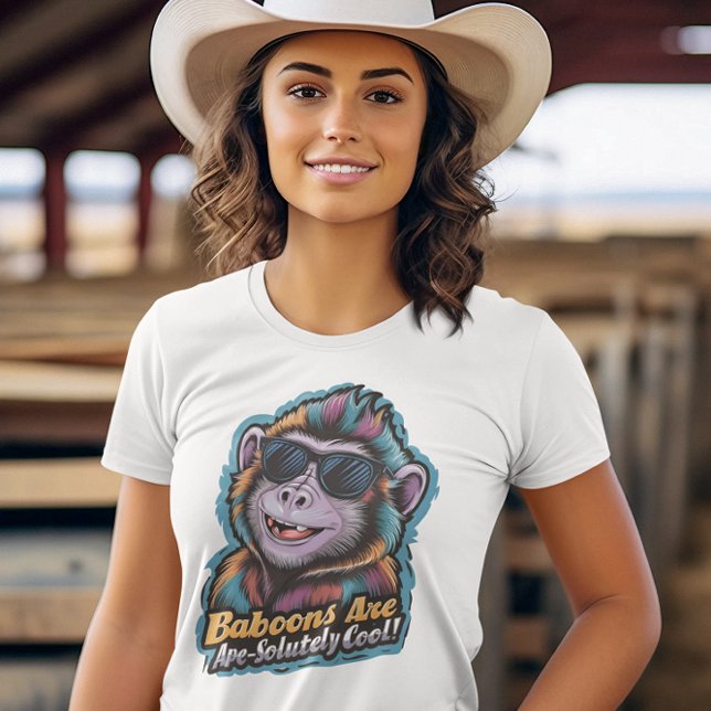 Trendy Baboon: Shades und Swag T-Shirt (Von Creator hochgeladen)