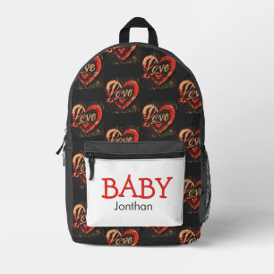Trendy Baby Heart Thema gedruckter Rucksack