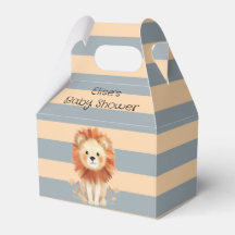 Trendy Baby Lion Stripes Boy Baby Dusche
