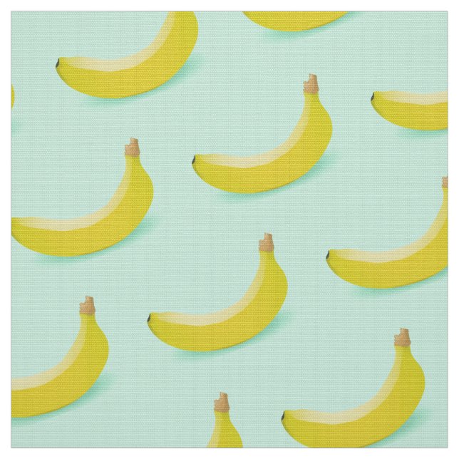 TRENDY BANANAS DESIGN PATTER IN GRÜNEM HINTERGRUND STOFF (Muster)