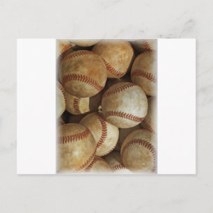 Trendy Baseball Artwork Postkarte