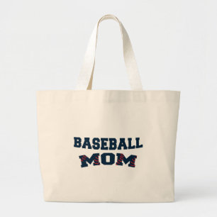 Trendy Baseball Mom Jumbo Stoffbeutel