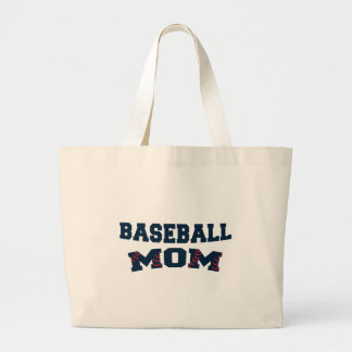 Trendy Baseball Mom Jumbo Stoffbeutel