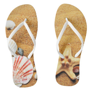 Trendy Beachy Beach Flip Flops