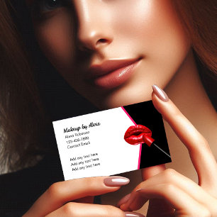 Trendy Beauty Makeusts Business Cards Visitenkarte
