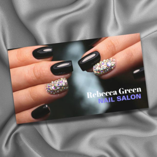 Trendy Beauty Manicurist Nagelnail Salon Visitenkarte (Trendy beauty manicurist nail artist nail salon business card)
