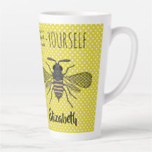 Trendy BEE YOURSELF Yellow Punkt DECOR