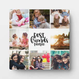 Trendy Best Friends Forever Foto Collage Fotoplatte
