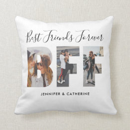 Trendy BESTE FREUNDIN 3 Foto Best Friends Forever Kissen