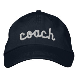 Trendy bestickte Coach Hat für Frauen Bestickte Baseballkappe