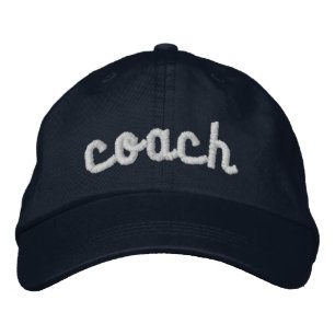 Trendy bestickte Coach Hat für Frauen Bestickte Baseballkappe