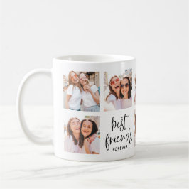 Trendy Black and White Script | Foto der besten Fr Kaffeetasse