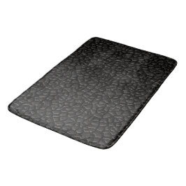 Trendy Black Dragon Scale Badematte