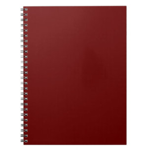 Trendy Blood Red Solid Color elegant Notizblock