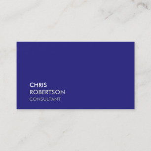 Trendy Blue Attractive Business Card Visitenkarte