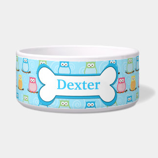 Trendy Blue Owls Geeignet für Haustiere Hunde Ernä Napf