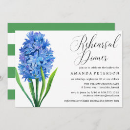 Trendy Blume Blue Hydrangea Probe Dinner Einladung