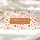 Trendy Blush & Orange Terrazzo Visitenkarte (Von Creator hochgeladen)