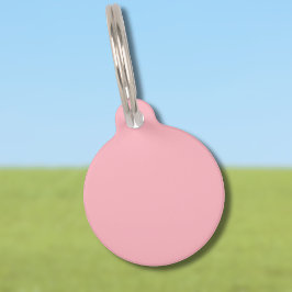 Trendy Blush Pink Solid Color | Klassisches Elegan Haustiermarke