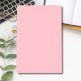 Trendy Blush Pink Solid Color | Klassisches Elegan Post-it Klebezettel