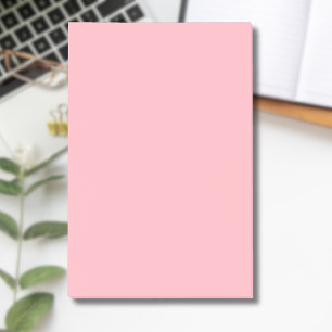 Trendy Blush Pink Solid Color   Klassisches Elegan Post-it Klebezettel