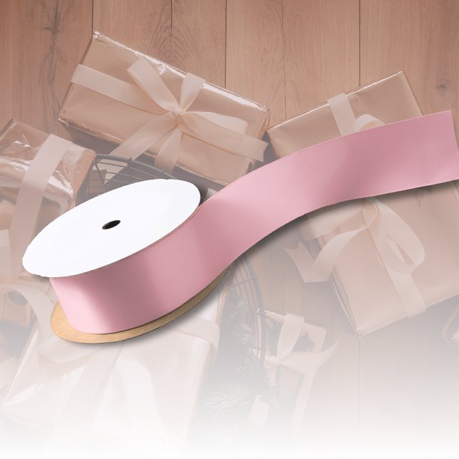 Trendy Blush Pink Solid Color | Klassisches Elegan Satinband (Von Creator hochgeladen)