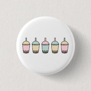 Trendy Boba Button