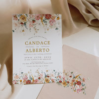Trendy Boho Garden Blume Wedding Party