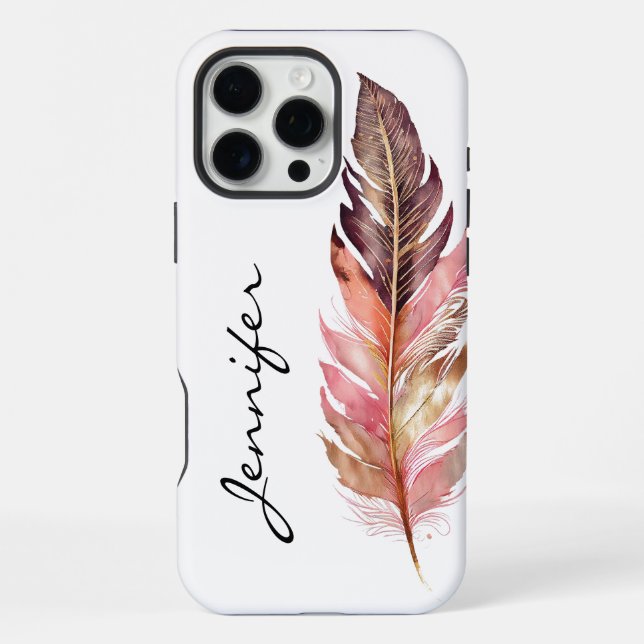 Trendy Boho Native American iPhone Hülle (Rückseite)