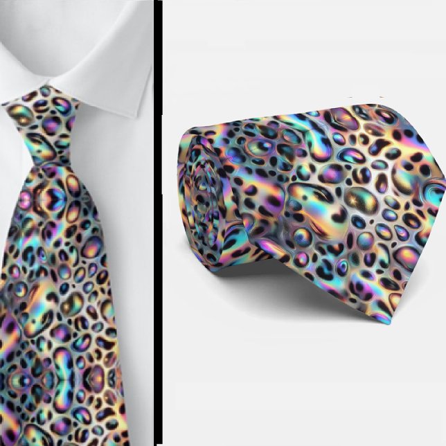 Trendy & Bold | Opal-Leopardendruck-Halstuch Krawatte (Von Creator hochgeladen)