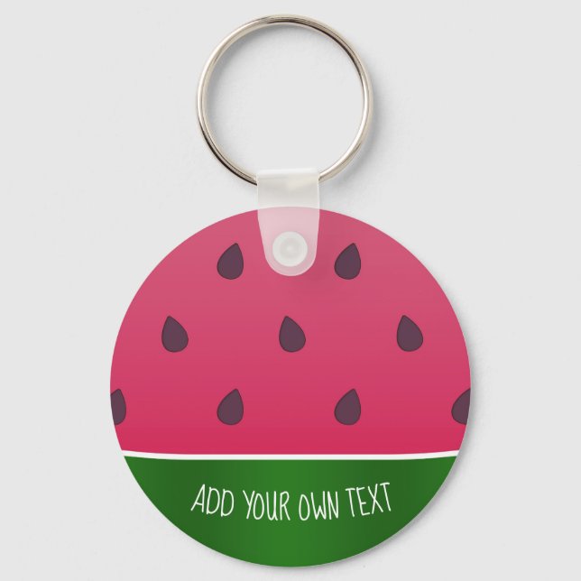 Trendy Bold Watermelon Graphic Schlüsselanhänger (Vorderseite)