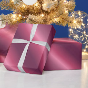 Trendy Bordeaux Geburtstagsgeschenk Geschenkpapier