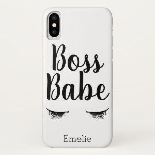 Trendy Boss Babe Eyelashes Case-Mate iPhone Hülle