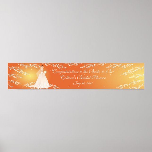 Trendy Brautparty Banner Poster (Vorne)