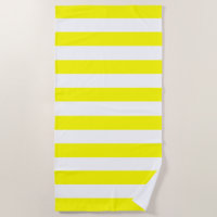 Trendy Bright Summer Radiant Yellow Stripes