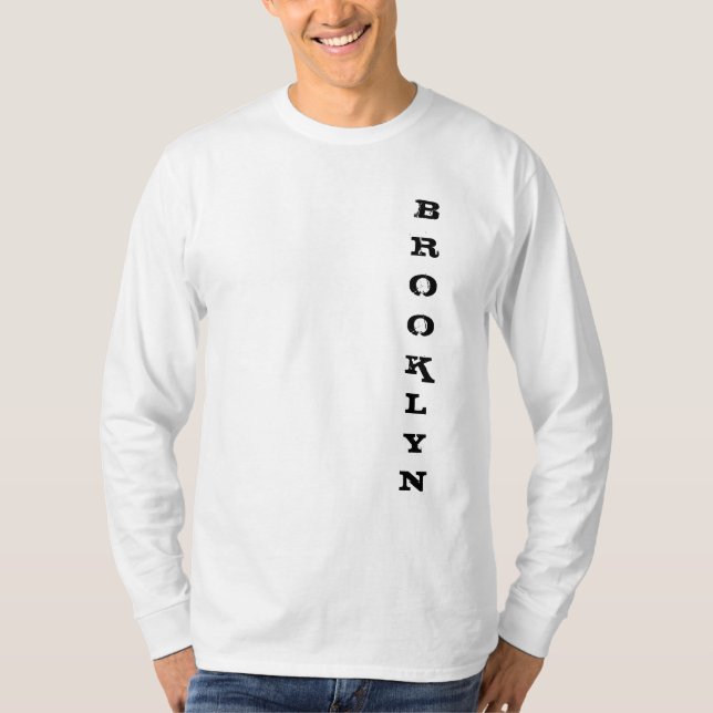 Trendy Brooklyn Text New York City Nyc Classic T-Shirt (Vorderseite)