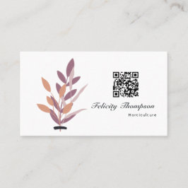 Trendy Brush Strokes Collage Business Card Visitenkarte