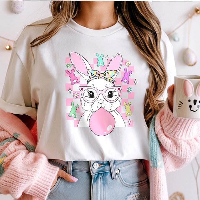 Trendy Bubblegum Bunny Oaster; Niedliche Pastelle T-Shirt (Von Creator hochgeladen)
