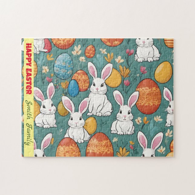Trendy Bunny Oaster Collection Puzzle (Horizontal)