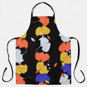 Trendy bunt Vintag Illustration vertikale Stri Schürze